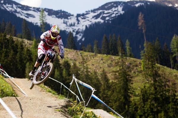Greg Minnaar races in Leogang