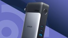 Anker 733 power bank on TechRadar logo