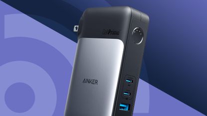 Anker 733 power bank on TechRadar logo