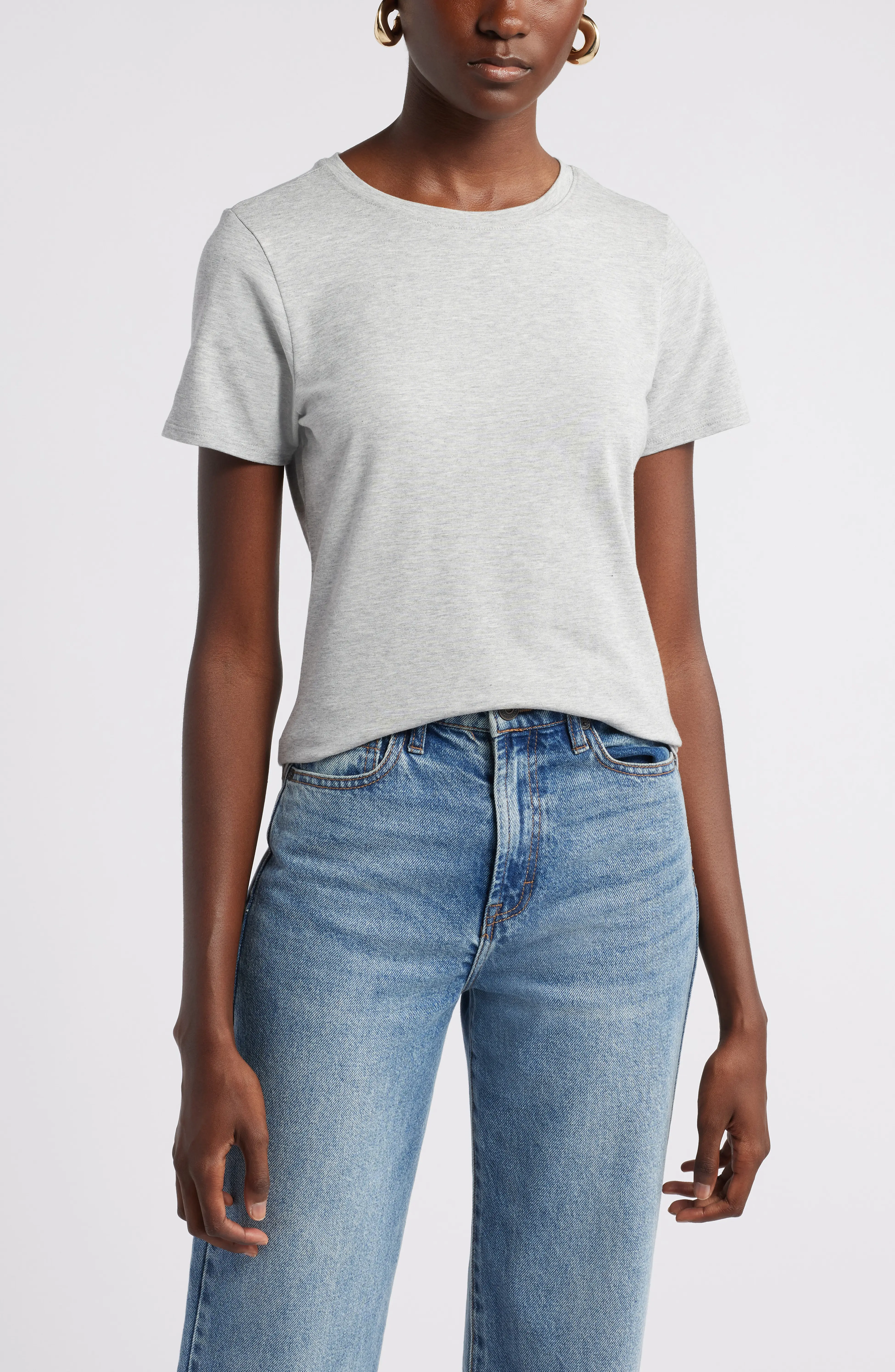 Nordstrom, Pima Cotton Blend Crewneck T-Shirt (Was $35)