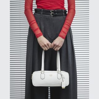 White Bowler Bag