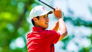 Isaiah Salinda at the NCAA Division I Men's Golf Stroke Play Championship