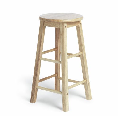 Habitat Pair of Solid Wood Kitchen Stools