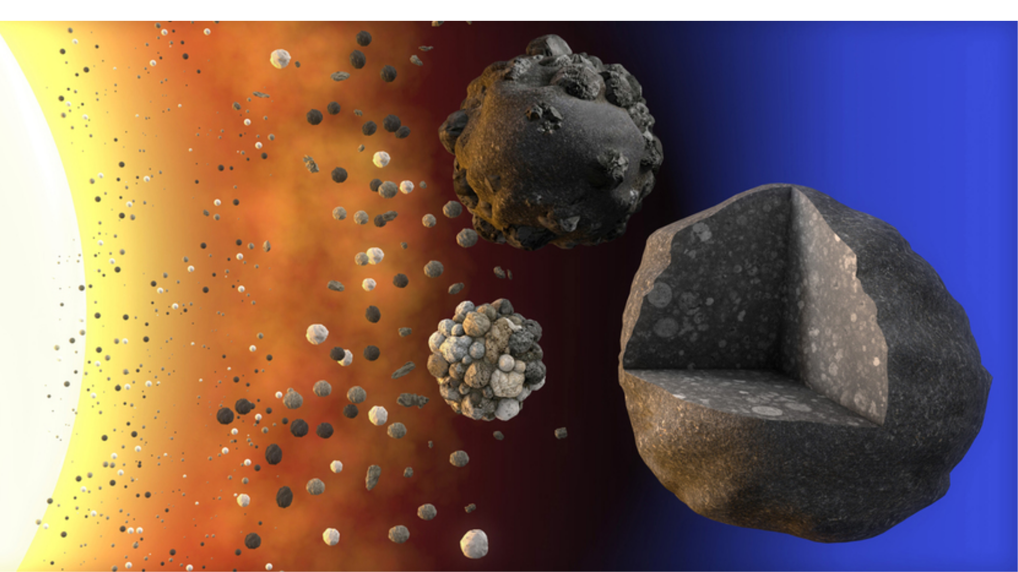 Early solar system material takes shape under the influence of magnetism