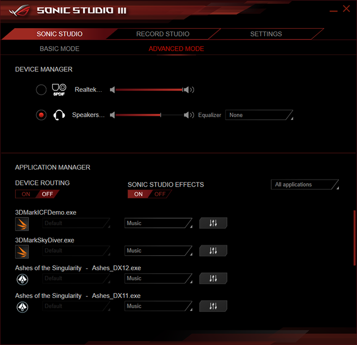 asus rog sound control software