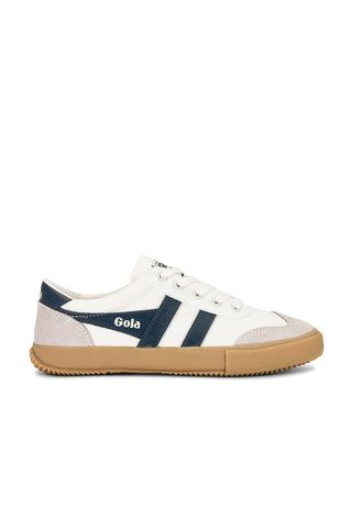White and navy Gola sneakers