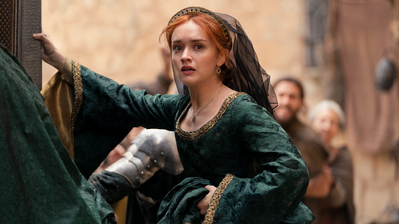 Olivia Cooke as Alicent in season 2 of House of the Dragon.