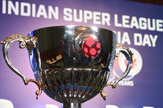 The Indian Super League trophy