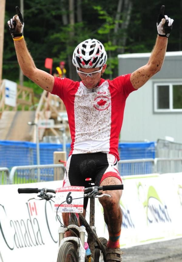 Evan Guthrie wins the Bromont World Cup.