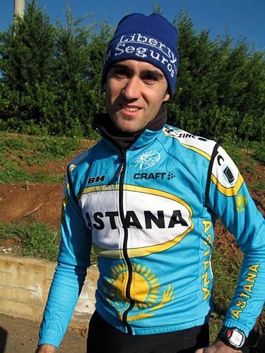 Barredo training in Astana gear