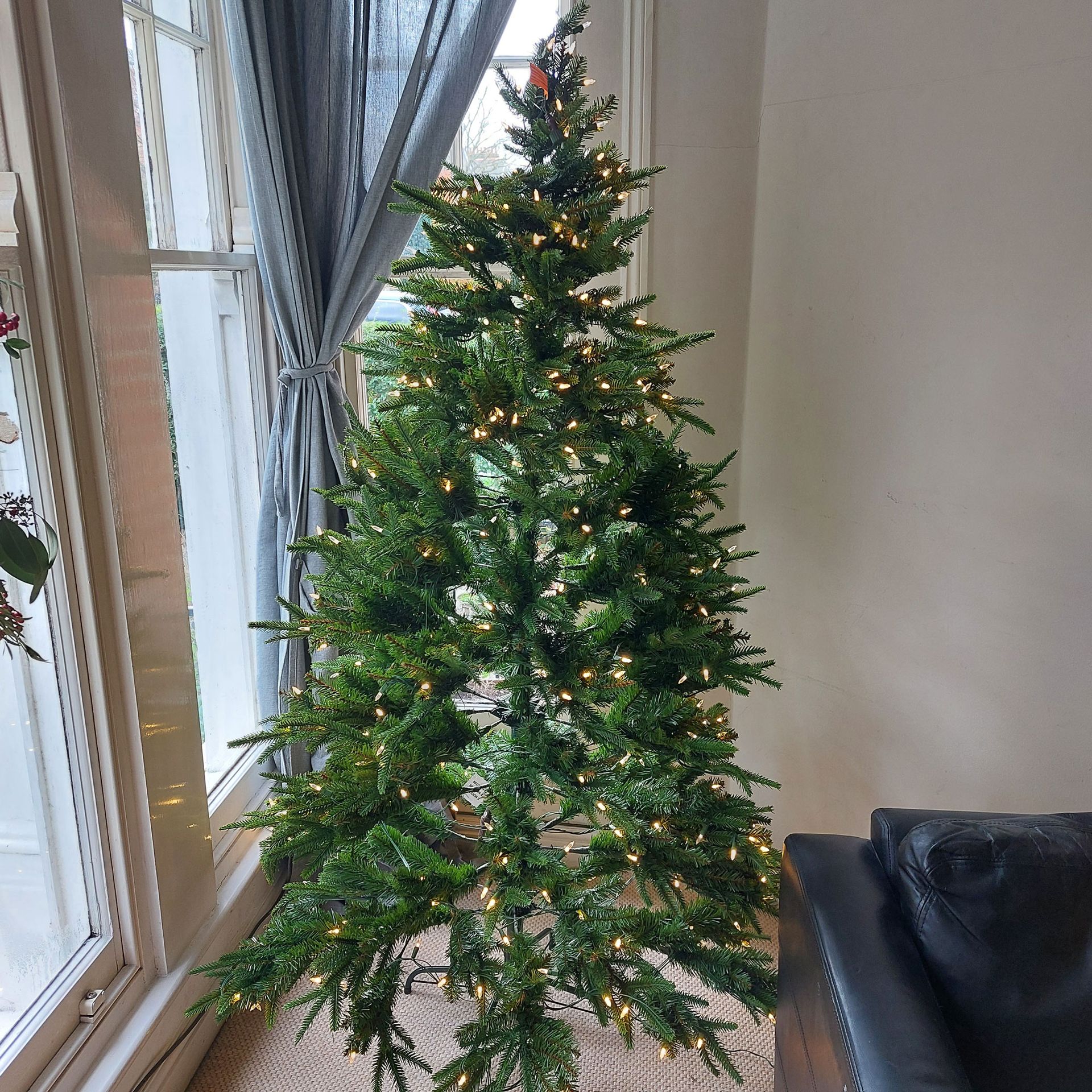We try the artificial Christmas tree hack to make it look fuller