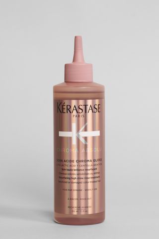 Kérastase Chroma Absolu High Shine Gloss Treatment for Color-Treated Hair shot in Marie Claire's studio, one of the best hair glosses 