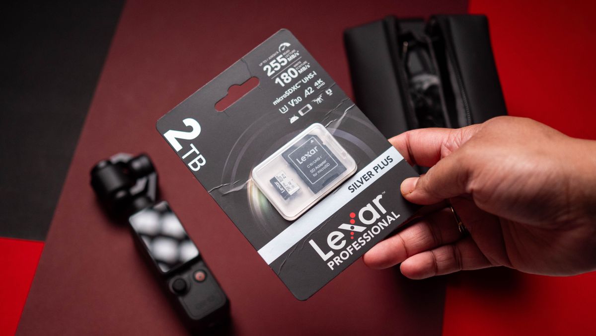 Lexar Silver Plus 2TB MicroSD card testing on Android Central