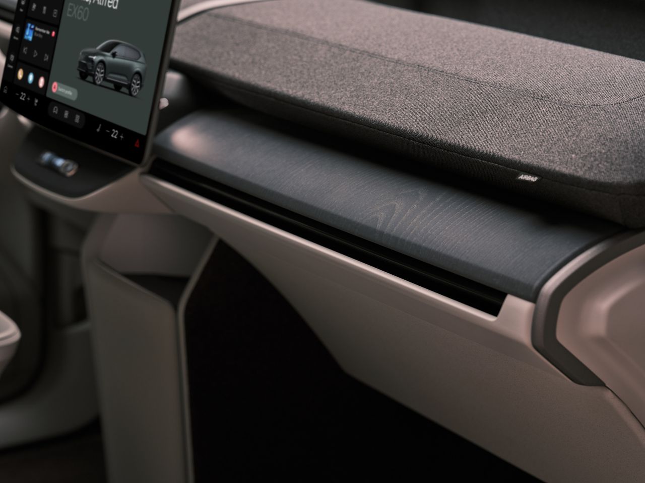 Volvo EX60 interior details