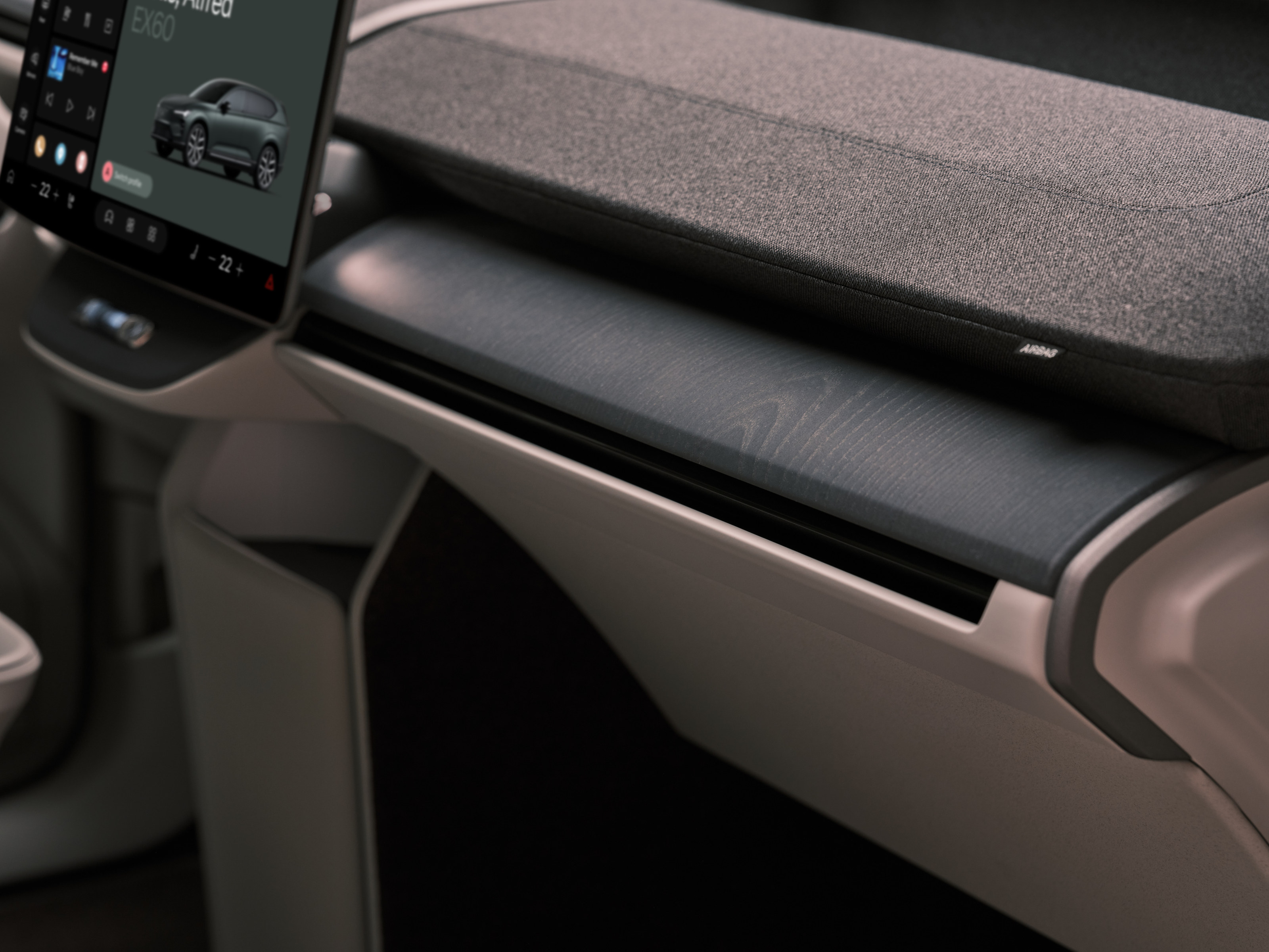 Volvo EX60 interior details
