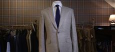 Huntsman linen suit