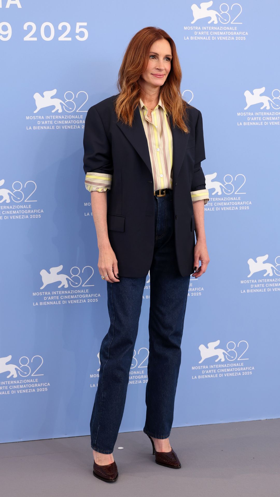 Julia Roberts attends the &quot;After The Hunt&quot; photocall during the 82nd Venice International Film Festival on August 29, 2025 in Venice, Italy