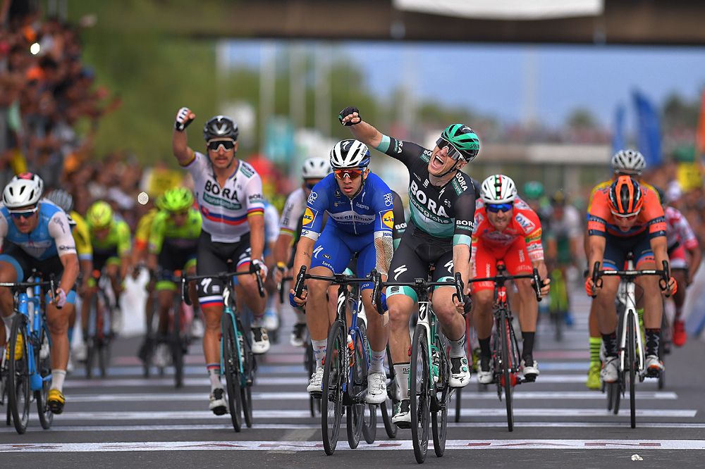 Sam Bennett sprints to victory at stage 7 of the Vuelta a San Juan