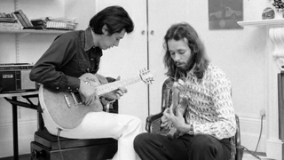Bryan Ferry teaches Phil Manzanera to play Pyjamarama in previously unseen photo