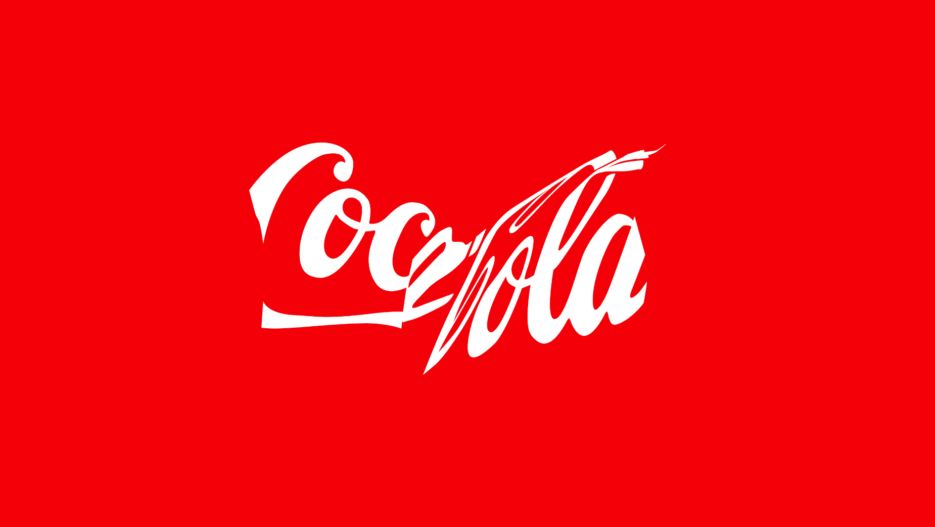 Coca-Cola's crushed logo is a masterclass in brand confidence