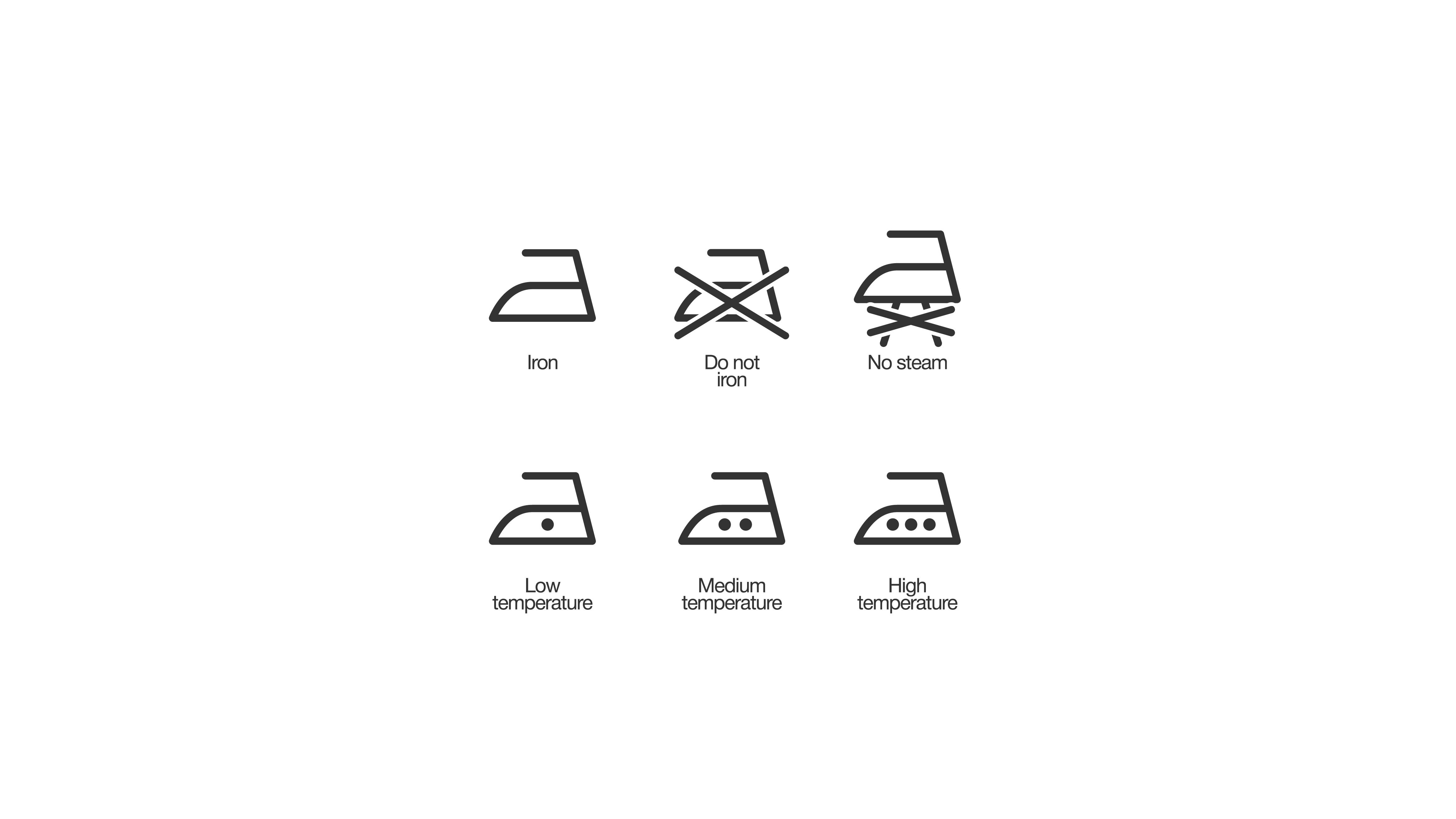 Ironing Symbols