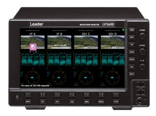 newly added LV5600-SER33 option for its LV5600 waveform monitor