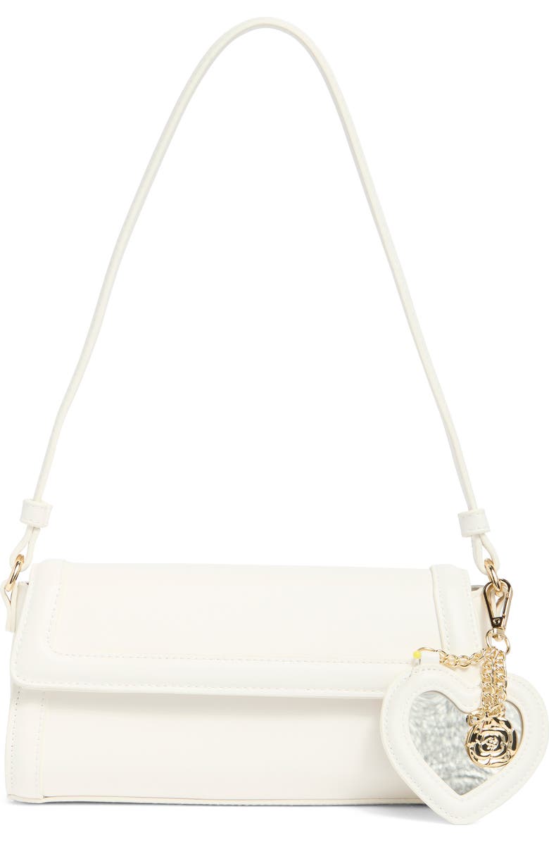 Faux Leather Baguette Bag