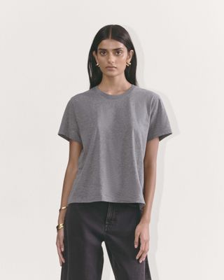 The Box-Cut Tee in Essential Cotton