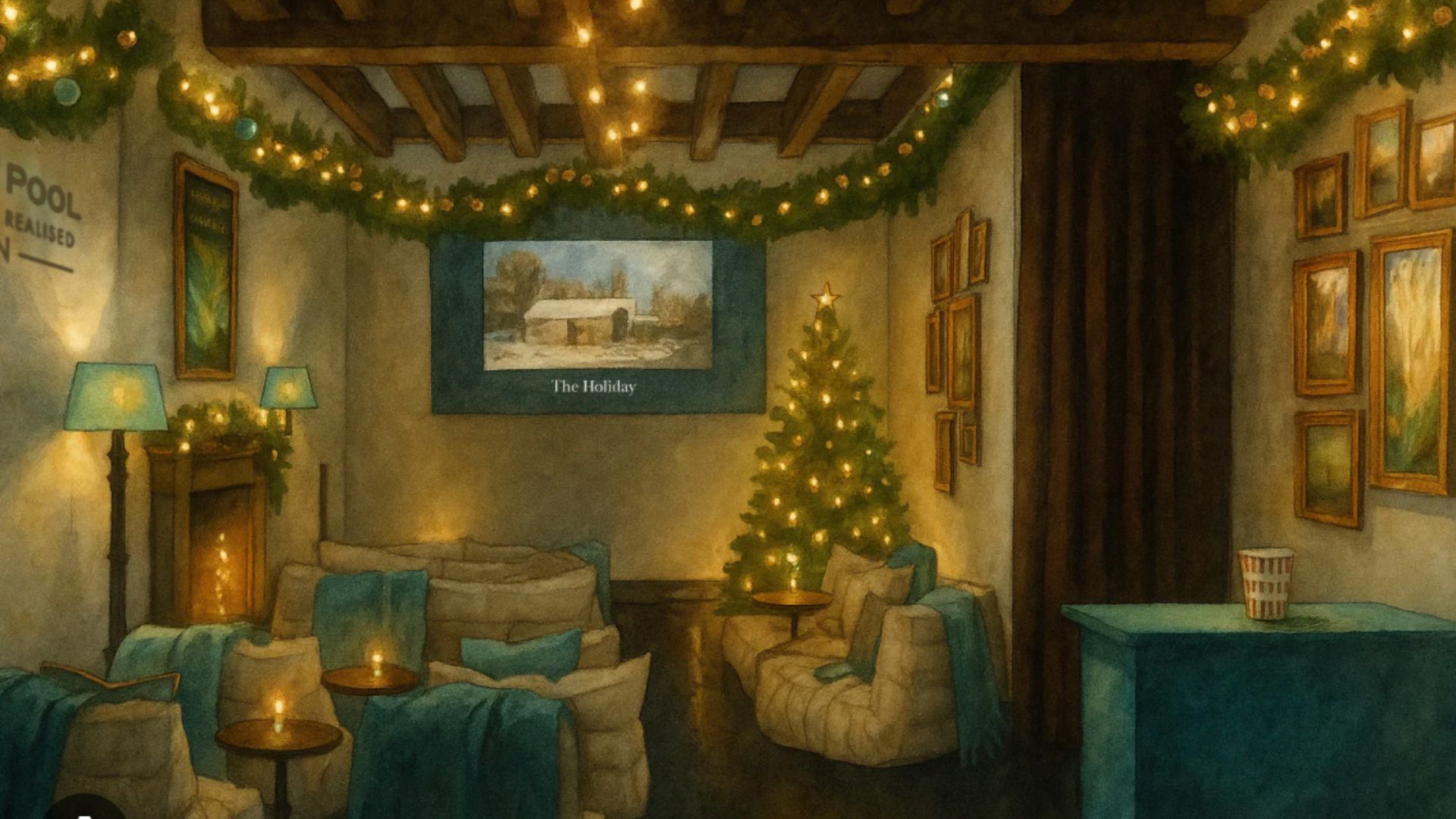 an image of the sketches for the winter townhouse