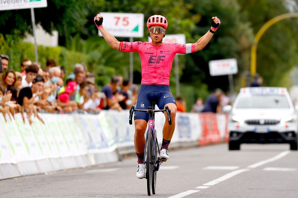 Giro della Toscana 2021 6th Edition Pontedera Pontedera 1915 km 15092021 Michael Valgren DEN EF Education Nippo photo Luca BettiniBettiniPhoto2021