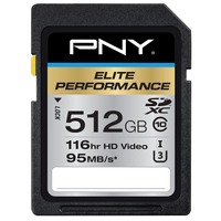 PNY Elite 512GB SDXC card: $79.99
