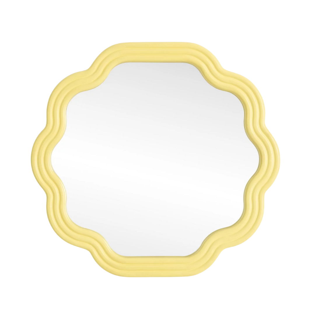 The Clara Petite Scallop Wood Gallery Wall Mirror