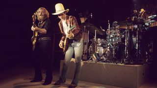 ZZ Top perform live in 1973