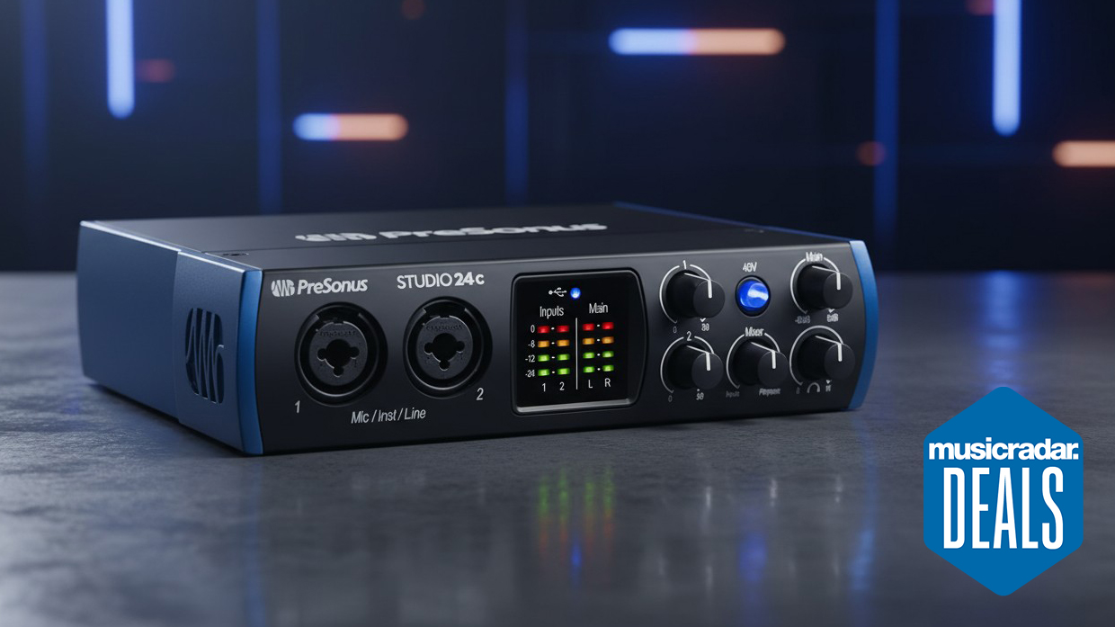 PreSonus Studio 24c in a home studio