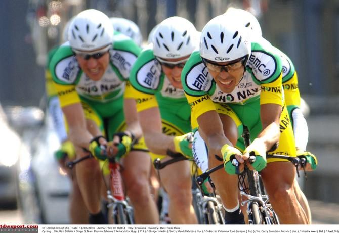 Phonak during the Giro TTT back in 2006