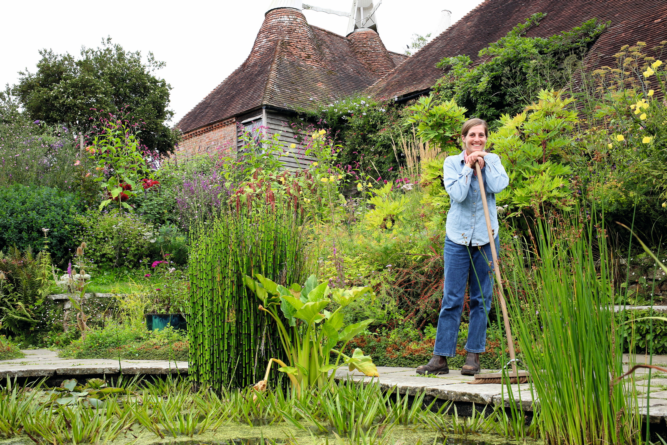 The gardener Coralie Thomas at Great Dixter