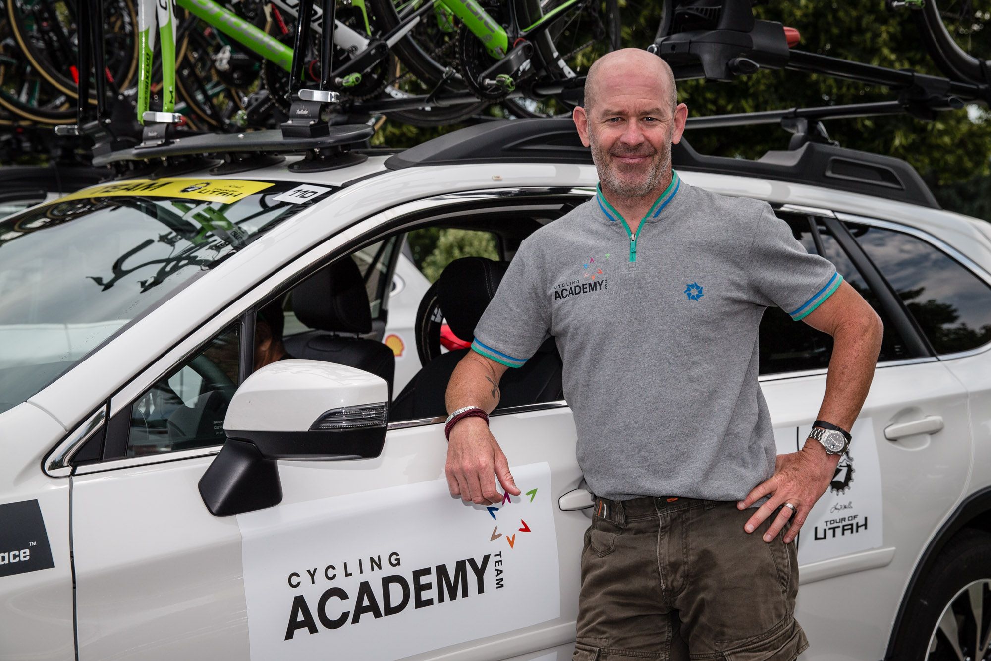 Sayers back in the team car at Tour of Utah | Cyclingnews