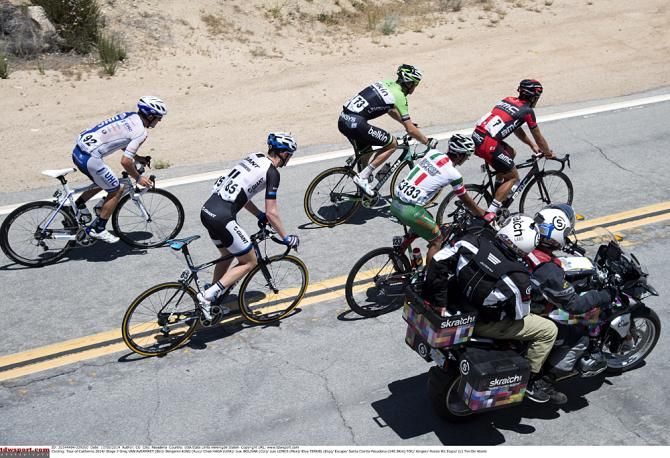 The breakaway during Stage 7 at the Tour of California