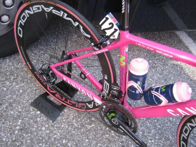 On display: Nairo Quintana's pink Canyon Ultimate CF SLX