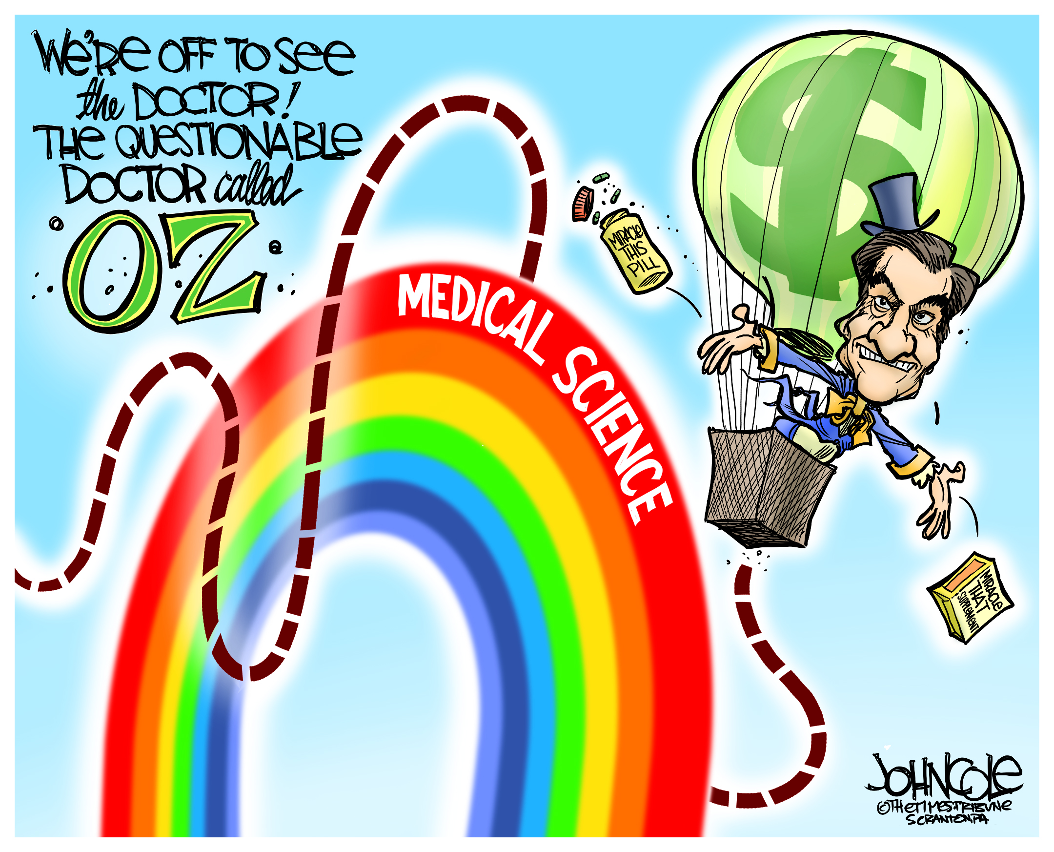 Editorial cartoon U.S. Doctor Oz