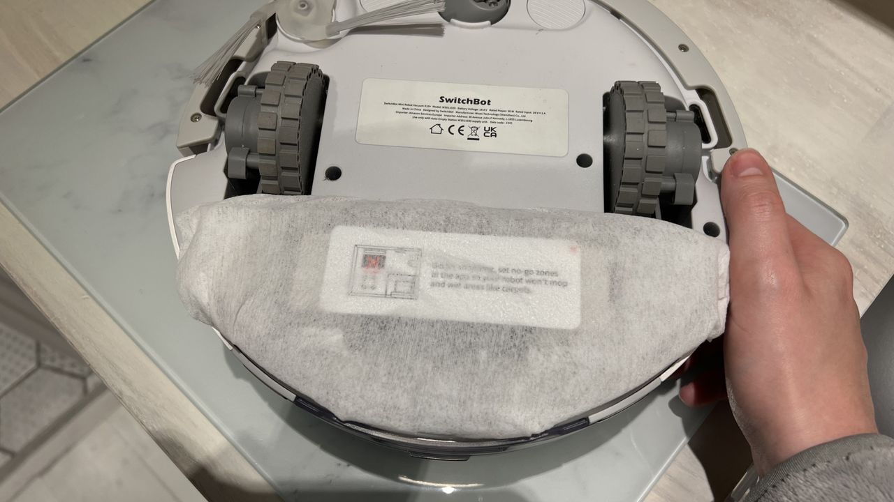 Mopping pad plate