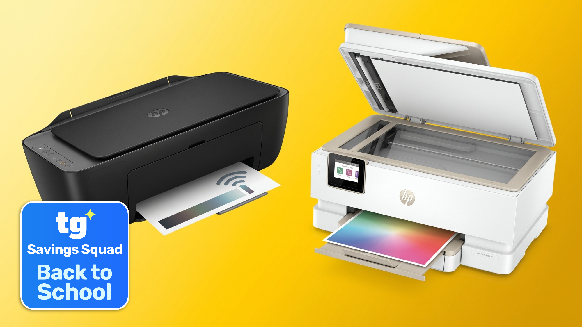 Two HP printers