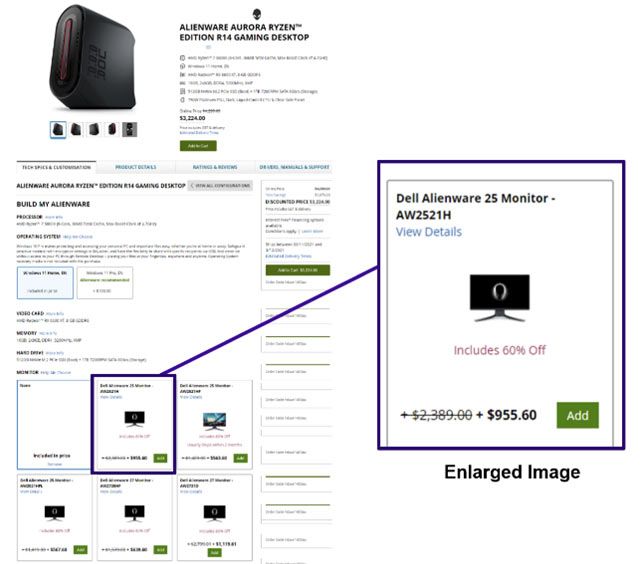 Dell monitor bundling