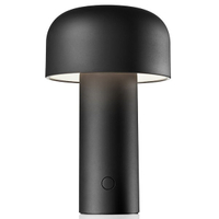 Bellhop LED table lamp in black by Lumens
