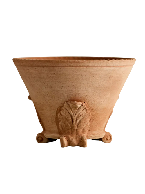 Leaf Footed Galestro Pot