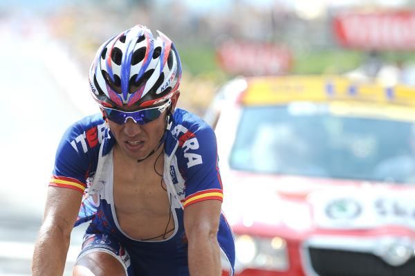 Joaquin Rodriguez (Katusha) attacked on the final climb