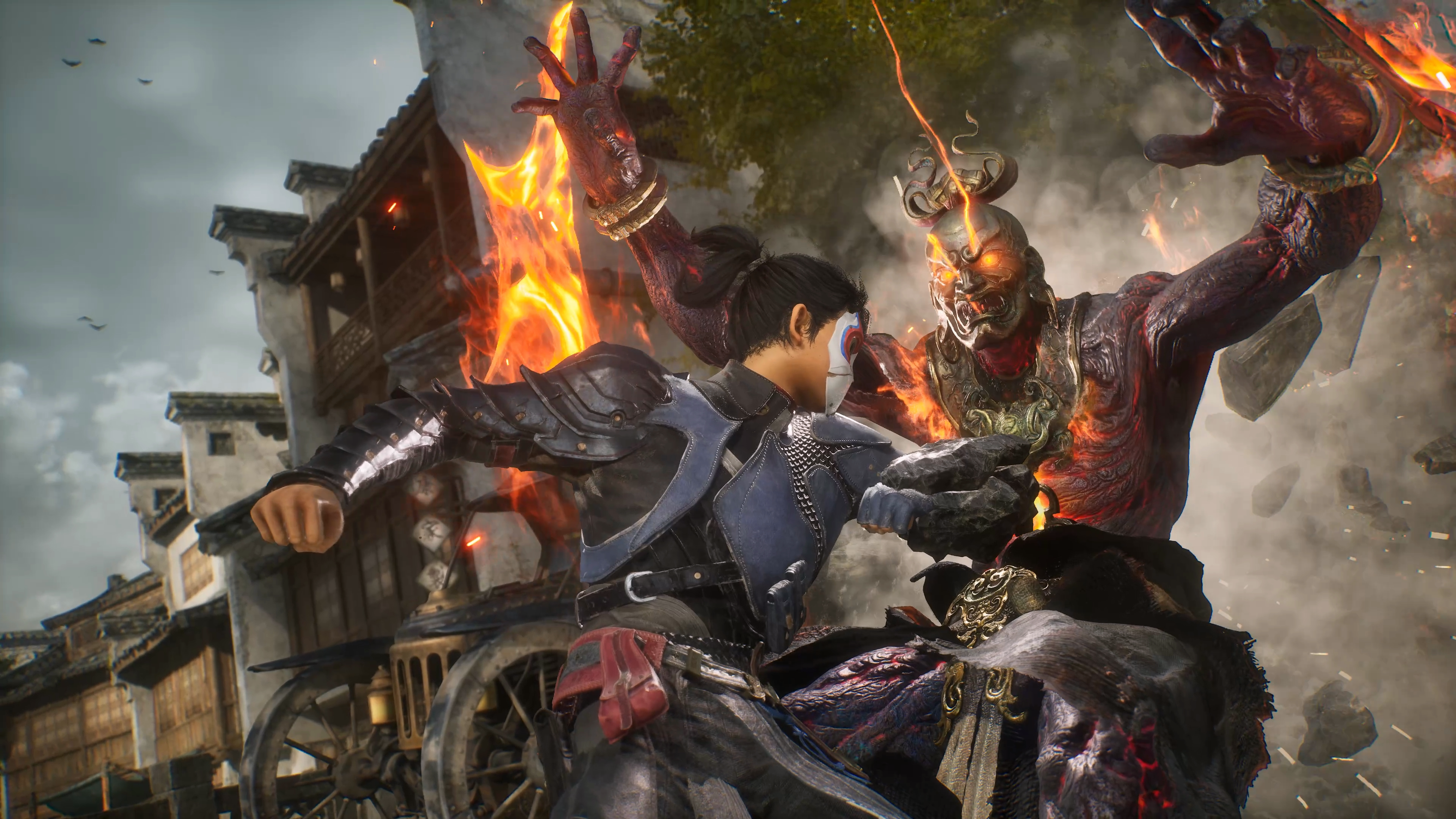 In-game screenshots of The God Slayer