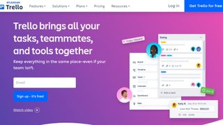 Website screenshot for Trello