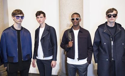 Backstage Neil Barrett S/S 2015