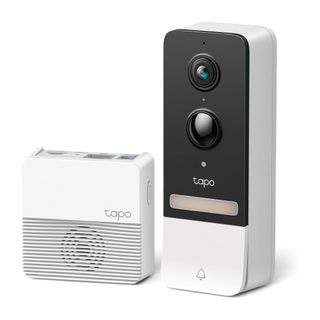 Tapo Battery Video Doorbell Colour-Night Vision with ringer on a white background